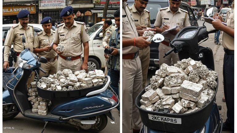 इंदौर में बड़ी कार्रवाई: स्कूटर से ले जाई जा रही 46 किलो चांदी जब्त, सराफा के ज्वेलर का नाम आया सामने