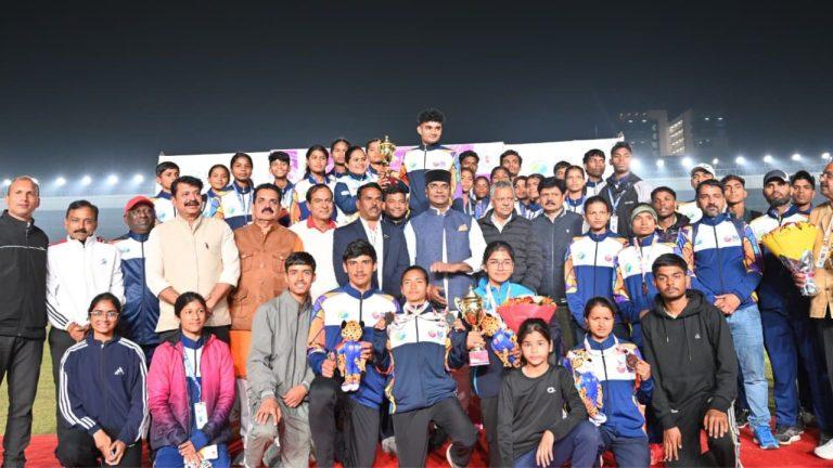 खेलो एमपी यूथ गेम्स का भोपाल में भव्य समापन, राज्यपाल मंगुभाई पटेल ने 1 लाख से ज्यादा खिलाड़ियों को दी बधाई