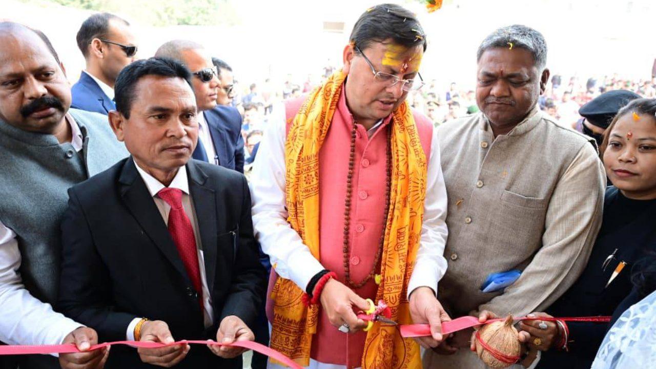 मुख्यमंत्री धामी ने खटीमा सिविल न्यायालय में अधिवक्ता चैम्बर का किया उद्घाटन, 20 नए चैंबर बनाने के लिए की राशि की घोषणा