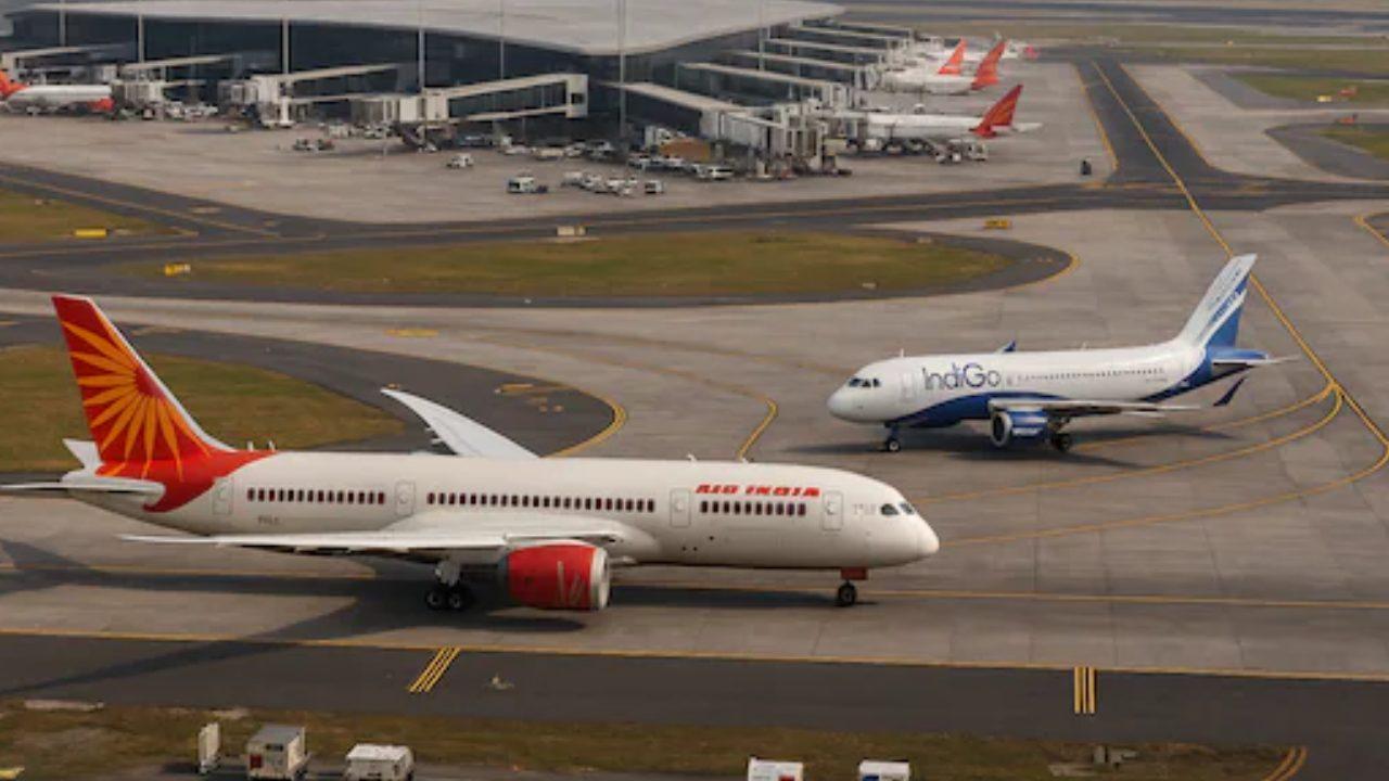 मुंबई एयरपोर्ट पर बड़ा हादसा टला, आपस में टकराए एअर इंडिया और इंडिगो विमानों के विंग्स