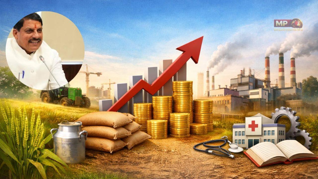 MP Economic Survey 2025-26: मध्यप्रदेश की अर्थव्यवस्था मजबूत, GSDP 16.69 लाख करोड़; प्रति व्यक्ति आय 1.69 लाख पहुंची