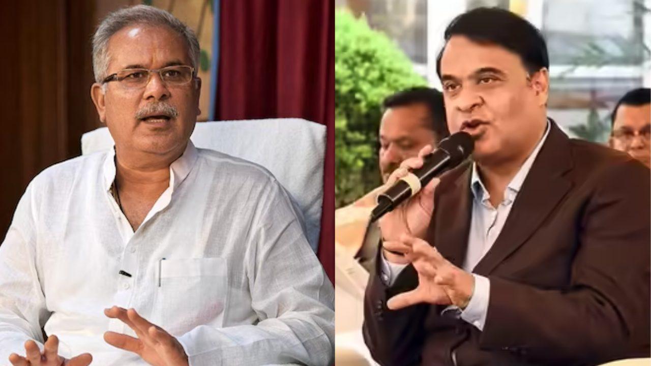 CM हिमंता बिस्वा सरमा ने भूपेश बघेल खिलाफ दर्ज कराया 500 करोड़ का मानहानि का केस, 12000 बीघा जमीन कब्जाने का लगाया आरोप