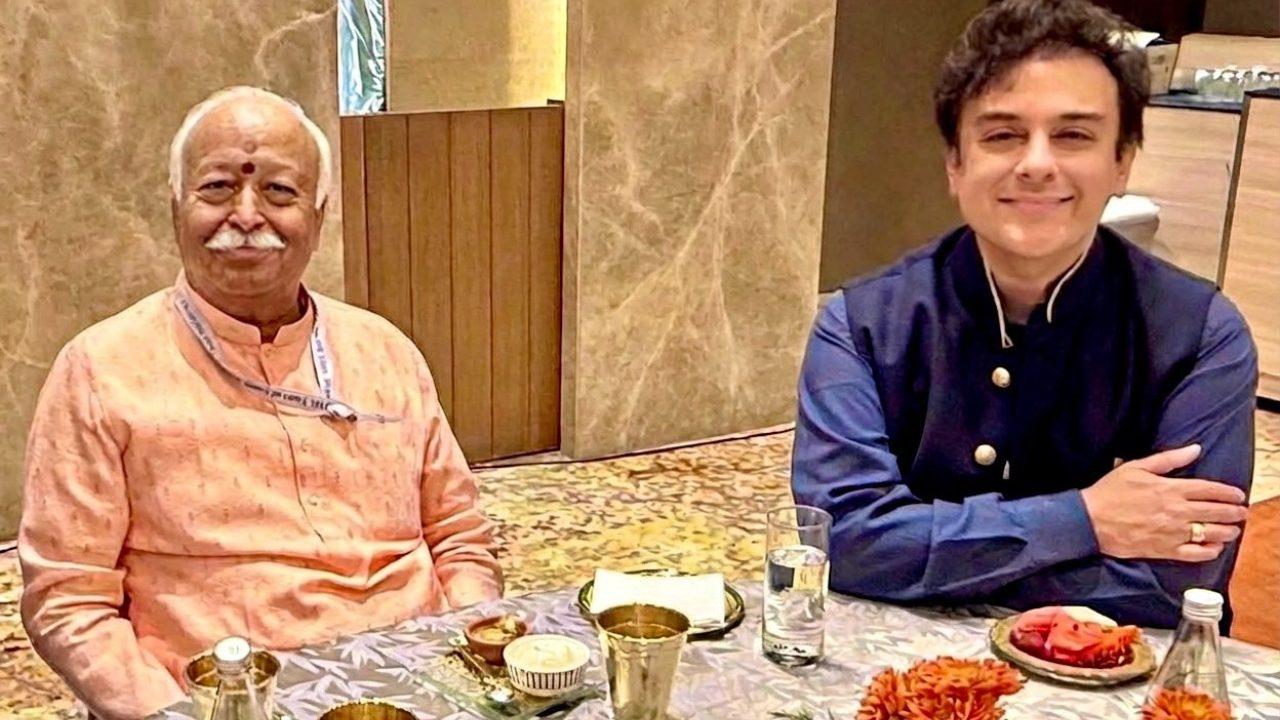 RSS प्रमुख मोहन भागवत से मिले गायक अदनान सामी, कांग्रेस ने उठाए सवाल, पिता के पाकिस्तानी पायलट होने का दिया हवाला