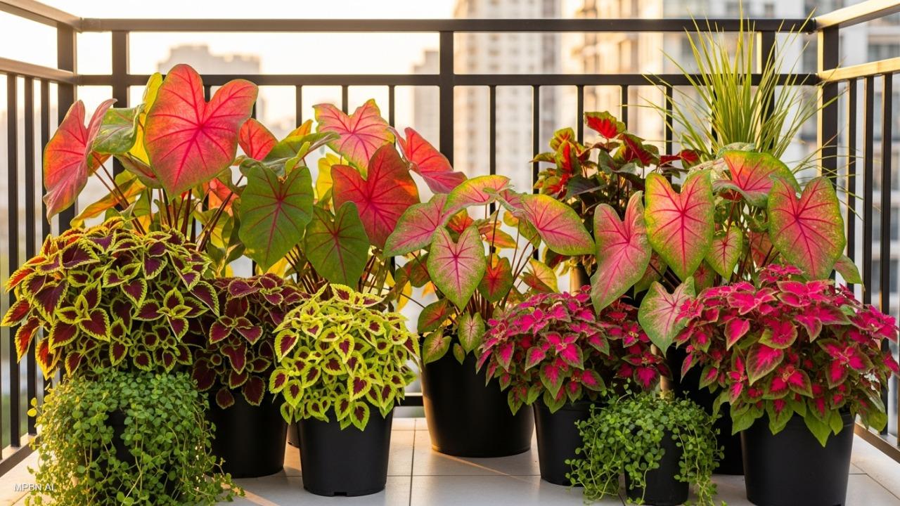फूलों का इंतजार खत्म, इन 2 रंगीन पत्तियों वाले पौधों से दें बालकनी को नया लुक