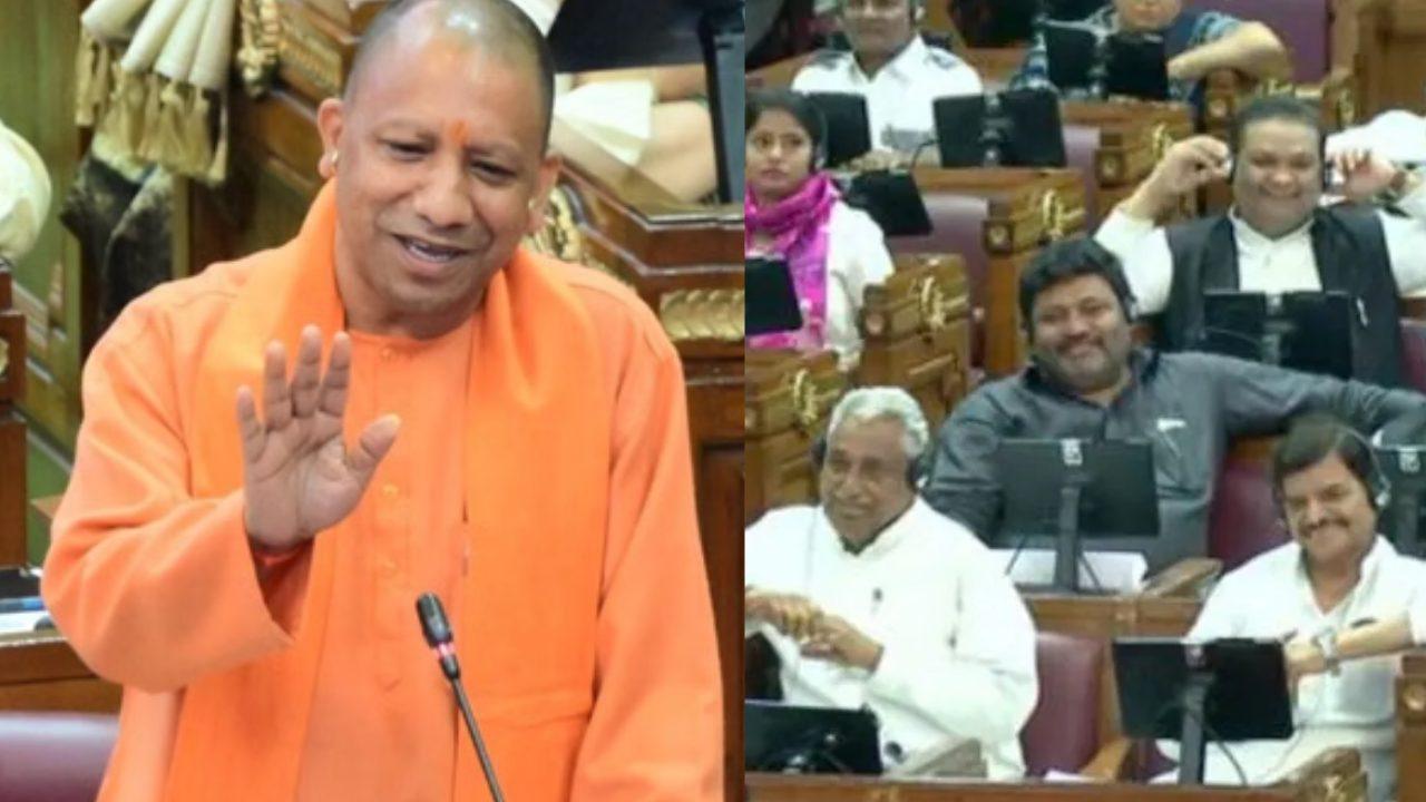 विधानसभा में बजट पर चर्चा के दौरान फुल फॉर्म में दिखे सीएम योगी, शिवपाल यादव को कहा लठैत, नेता प्रतिपक्ष पर कसा तंज