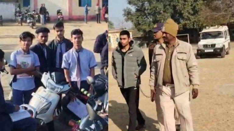 हाथों में हथकड़ी, दिल में पढ़ाई की ललक, 12वीं बोर्ड की परीक्षा में दिखा सकारात्मक सोच वाला दृश्य