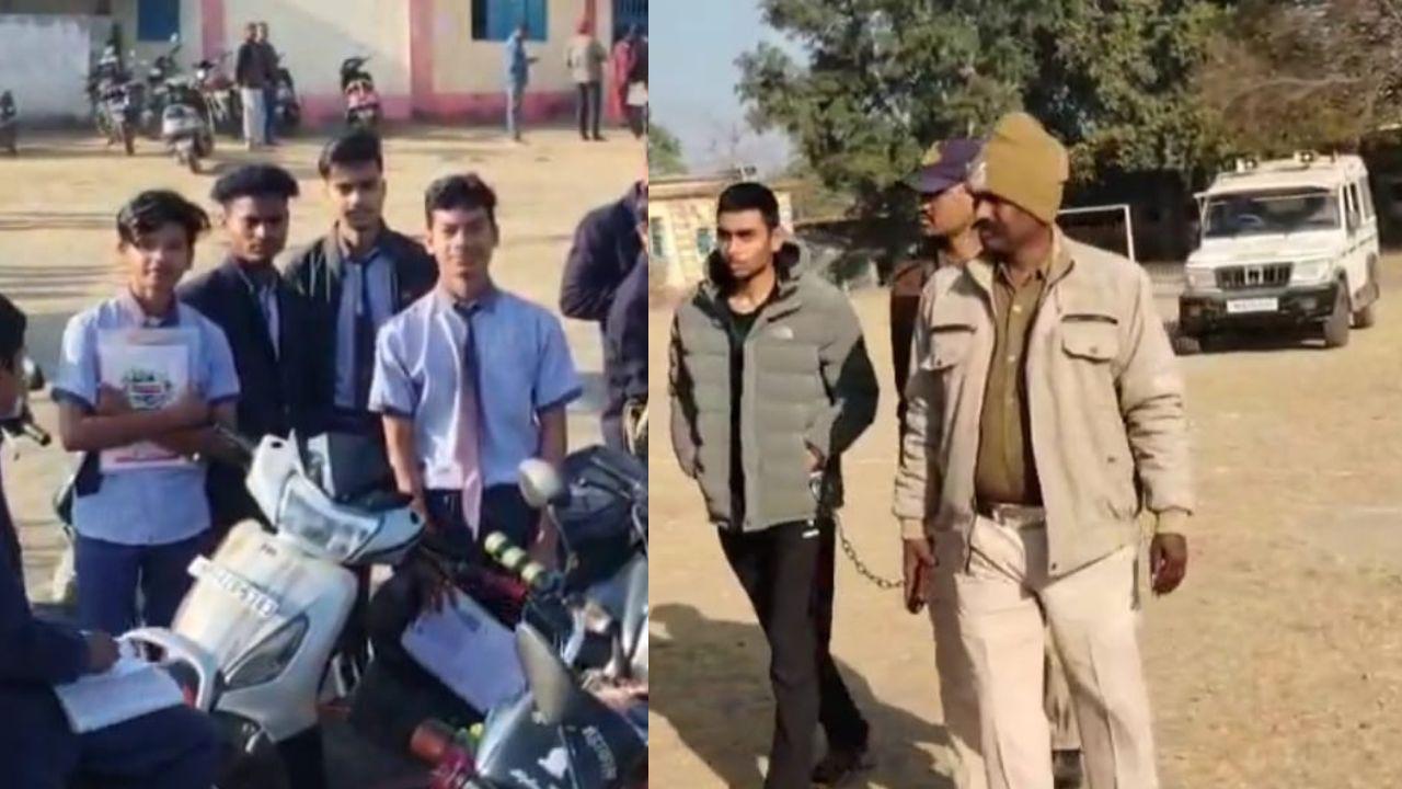 हाथों में हथकड़ी, दिल में पढ़ाई की ललक, 12वीं बोर्ड की परीक्षा में दिखा सकारात्मक सोच वाला दृश्य