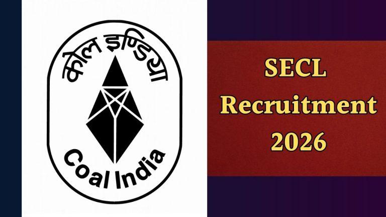 साउथ ईस्टर्न कोलफील्ड्स लिमिटेड ने निकाली 1600 पदों पर भर्ती, 31 मार्च तक भरें ऑनलाइन फॉर्म