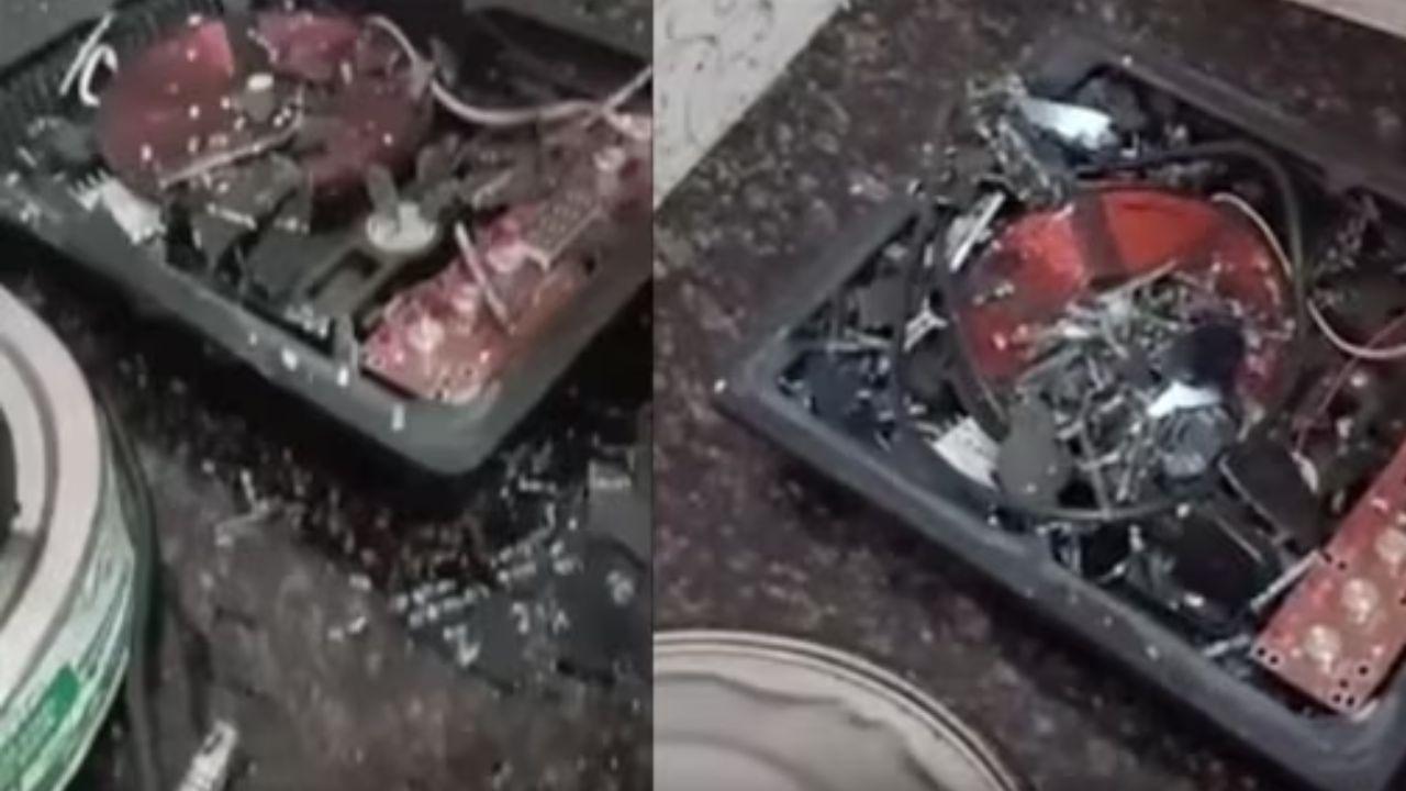 खिचड़ी बनाते समय अचानक गूंजा धमाका… नरसिंहपुर में इंडक्शन फटा, महिला सहम गई