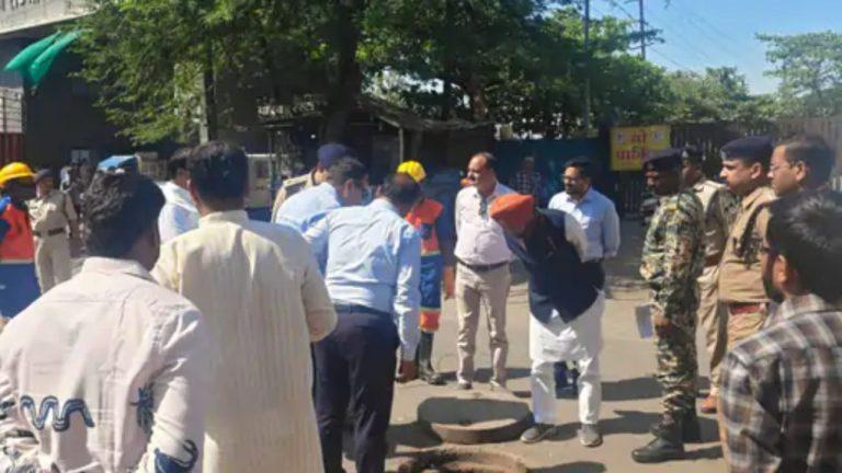 चोइथराम मंडी चेंबर हादसा मामले में केंद्रीय समिति ने शुरू की जांच, मौके पर पहुंचकर अफसरों से पूछे सवाल