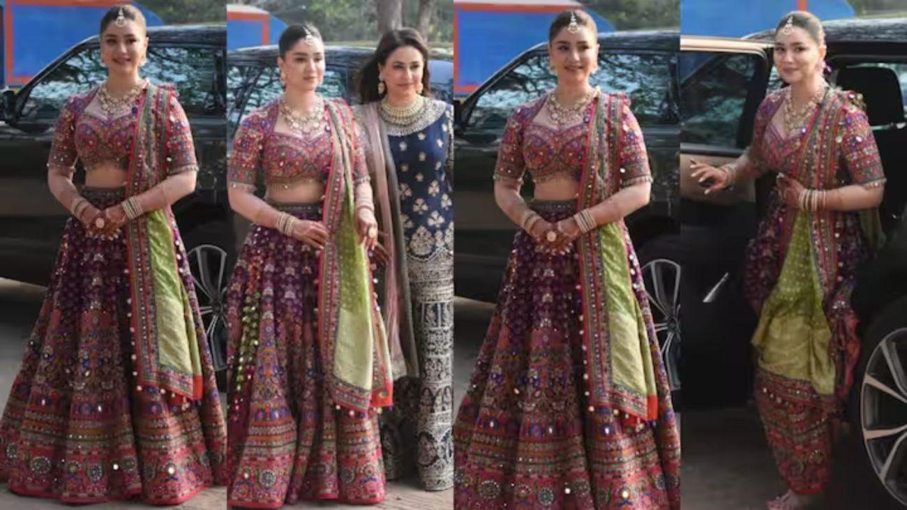 सारा तेंदुलकर ने मल्टीकलर मिरर वर्क लहंगा पहनकर बटोरी सुर्खियां, दुल्हन सानिया चंडोक से ज्यादा हुईं उनके लुक की चर्चा