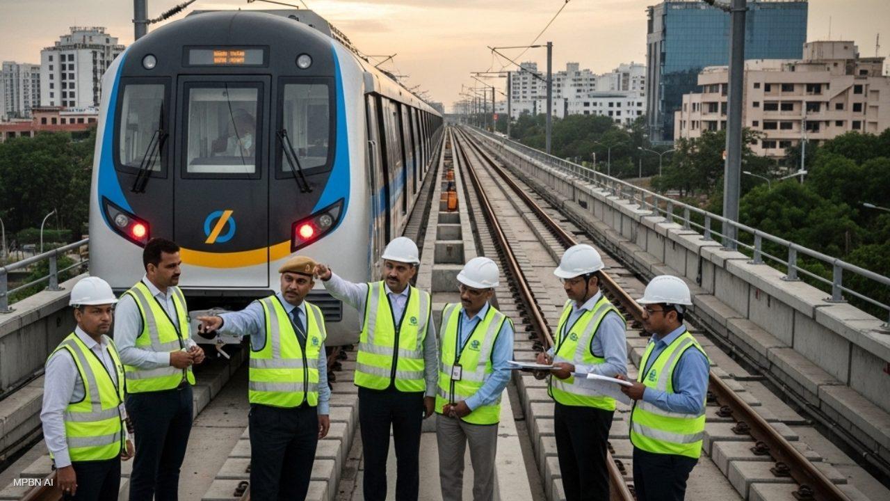 इंदौर मेट्रो के लिए आज बड़ा दिन, 11.5 किमी ट्रैक पर CMRS का फाइनल निरीक्षण शुरू