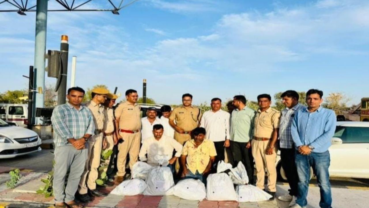 राजस्थान का सबसे बड़ा अफीम तस्करी नेटवर्क बेनकाब, नीमच से जुड़े तार, 5 करोड़ से अधिक की खेप, तस्कर गिरफ्तार