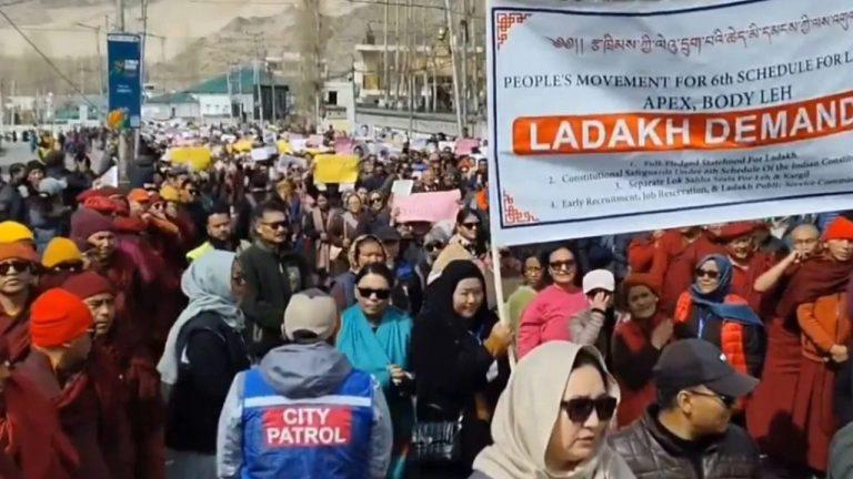 लद्दाख में पूर्ण राज्य की मांग को लेकर 16 मार्च को विशाल प्रदर्शन, सोनम वांगचुक की NSA हिरासत रद्द होने के बाद भी आंदोलन पर अड़े नेता