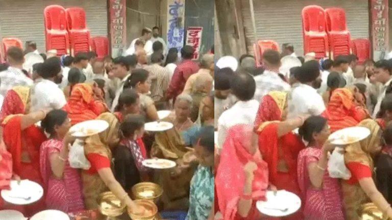 इंदौर कांग्रेस की बैठक में जीतू पटवारी की मौजूदगी में भारी हंगामा, भोजन को लेकर हुई धक्का-मुक्की