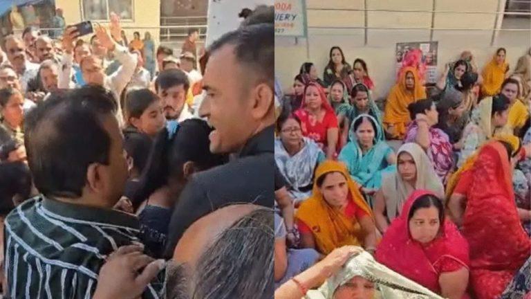 उज्जैन पिपलीनाका में नोटिस के बाद 400 लोग विधायक के दफ्तर पहुंचे, जमकर किया हंगामा