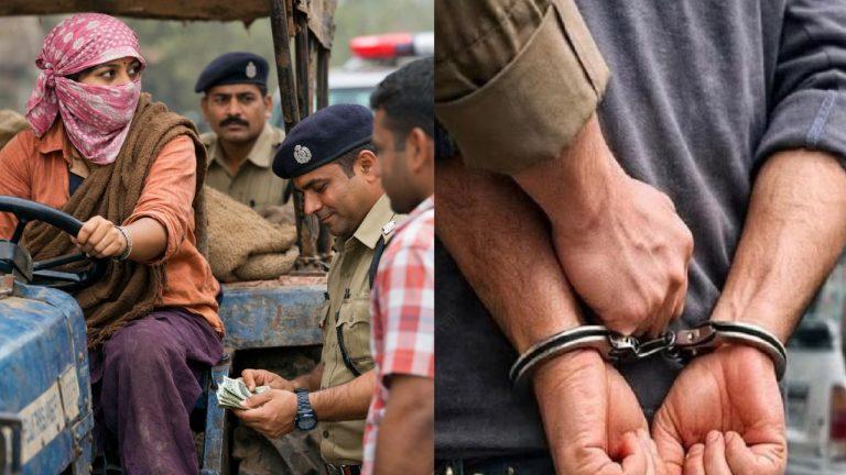 महिला DSP-SDOP बनीं मजदूर.. ट्रैक्टर पर बैठकर किया ट्रैप ऑपरेशन, मौका मिलते ही आरक्षक को रिश्वत लेते रंगे हाथ पकड़ा, TI पर भी हुई कार्रवाई