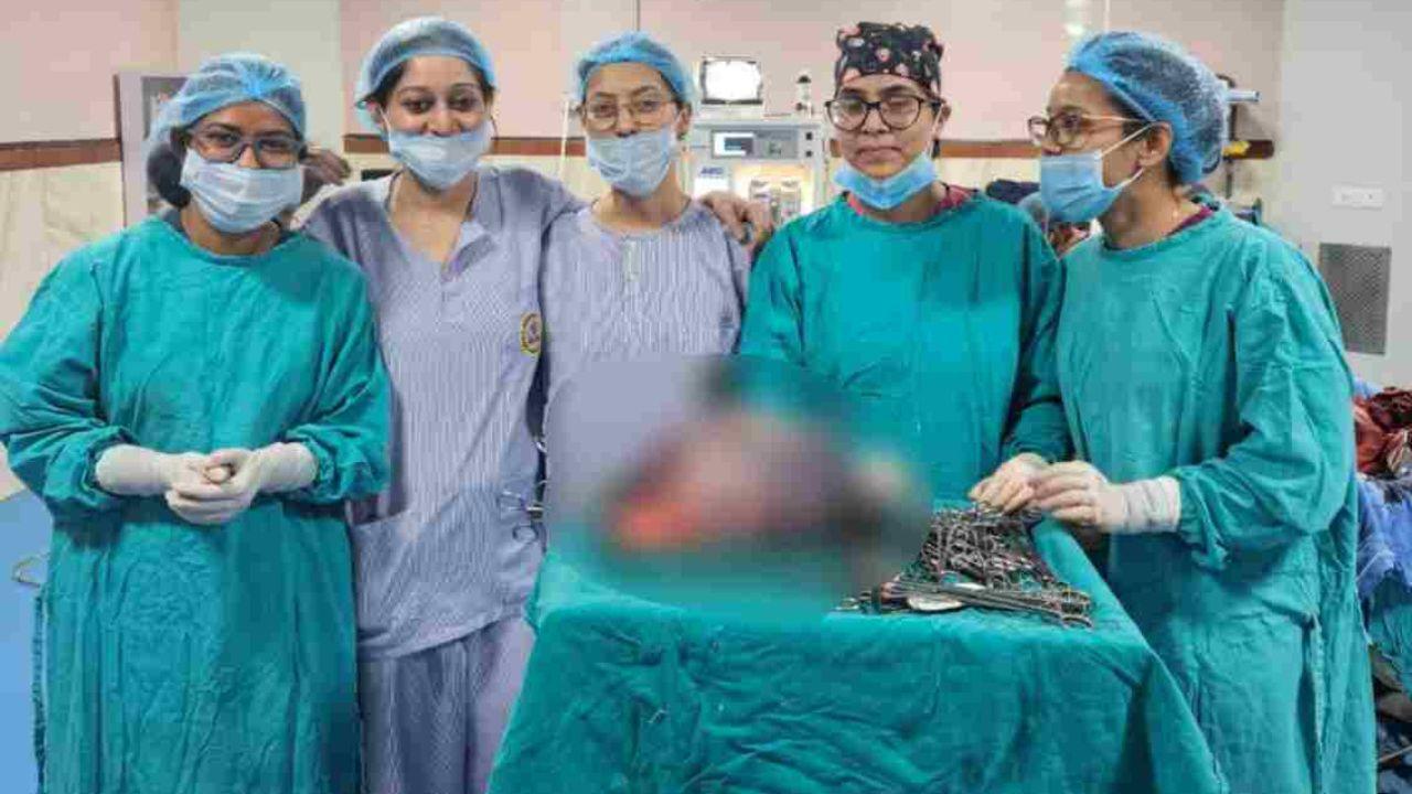 दर्द से तड़प रही महिला को मिली राहत, इंदौर में डॉक्टरों ने निकाला 6.3 किलो का खतरनाक ओवरी ट्यूमर