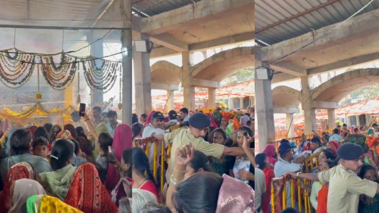नीमच के महामाया भादवामाता मंदिर में नवरात्रि के चौथे दिन उमड़ा आस्था का जनसैलाब, भीड़ के चलते प्रशासन ने बढ़ाई सुरक्षा