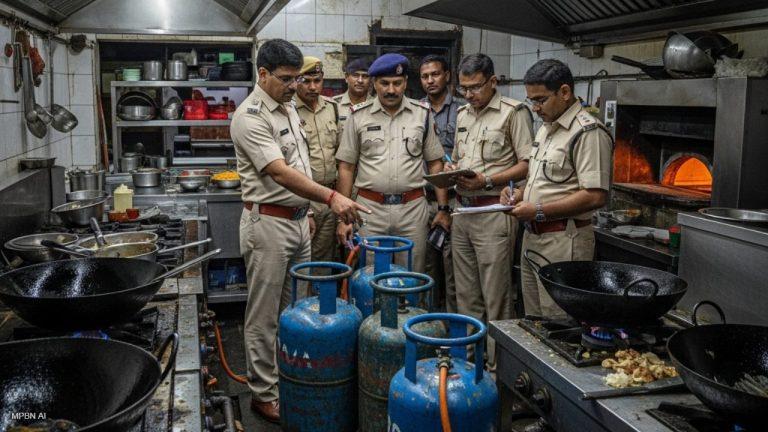 होटल-ढाबों में चल रहा था घरेलू गैस का खेल, इंदौर में 35 ठिकानों पर प्रशासन का छापा