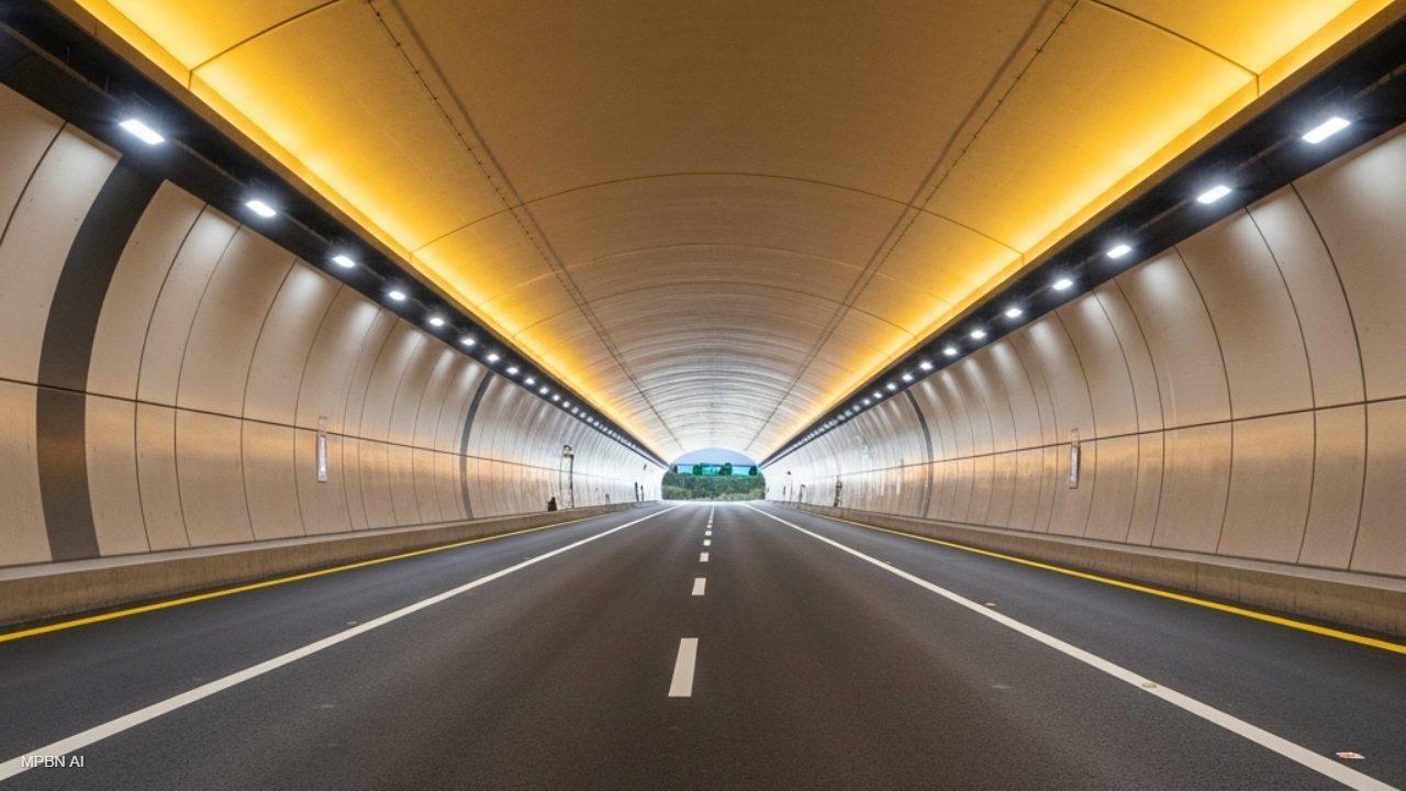 अब केवल 10 घंटे में पूरा होगा गुरुग्राम से वडोदरा का सफर, दिल्ली मुंबई एक्सप्रेस वे पर तैयार हुई 8 लेन टनल