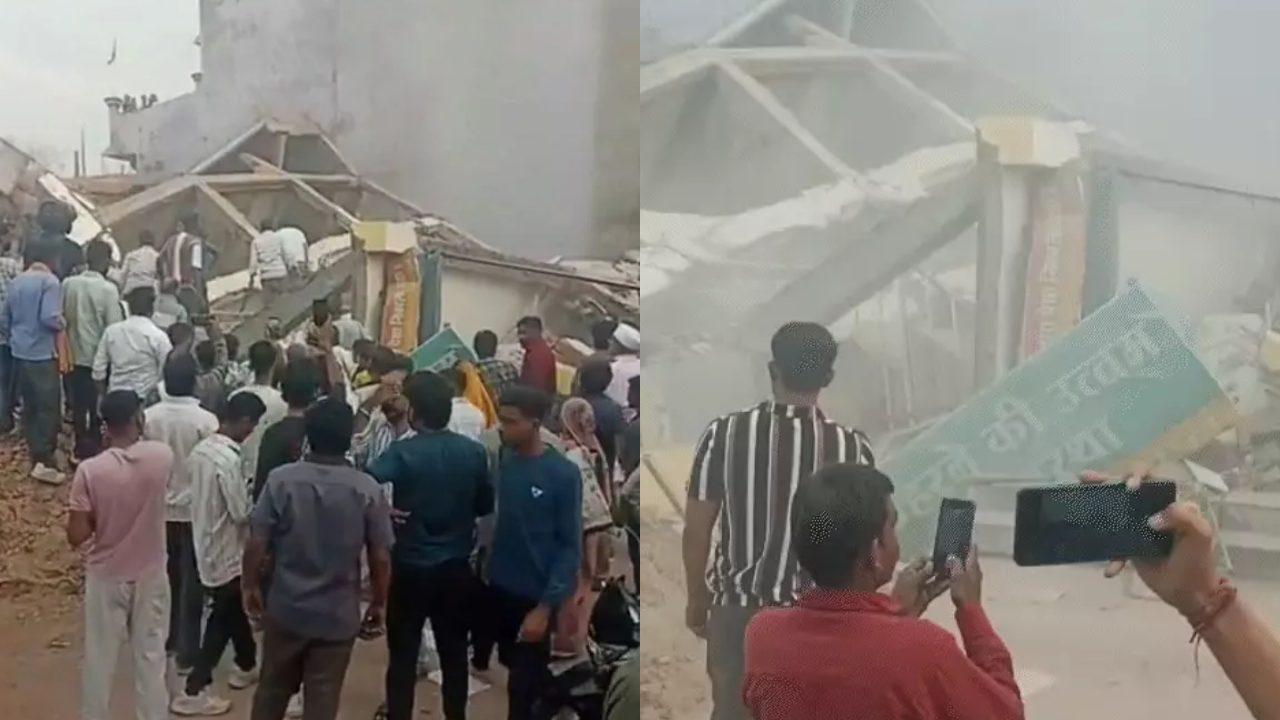 अनूपपुर के कोतमा में बड़ा हादसा, भरभराकर गिरी इमारत, 2 लोगों की मौत और कई के मलबे में दबे होने की आशंका, राहत एवं बचाव कार्य जारी