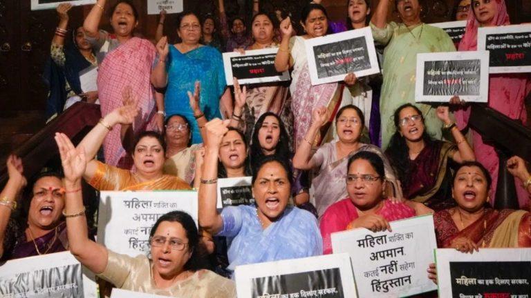 महिला आरक्षण से जुड़ा बिल पास नहीं होने पर मचा सियासी घमासान, भाजपा का विपक्ष पर हमला, देशव्यापी प्रदर्शन का ऐलान