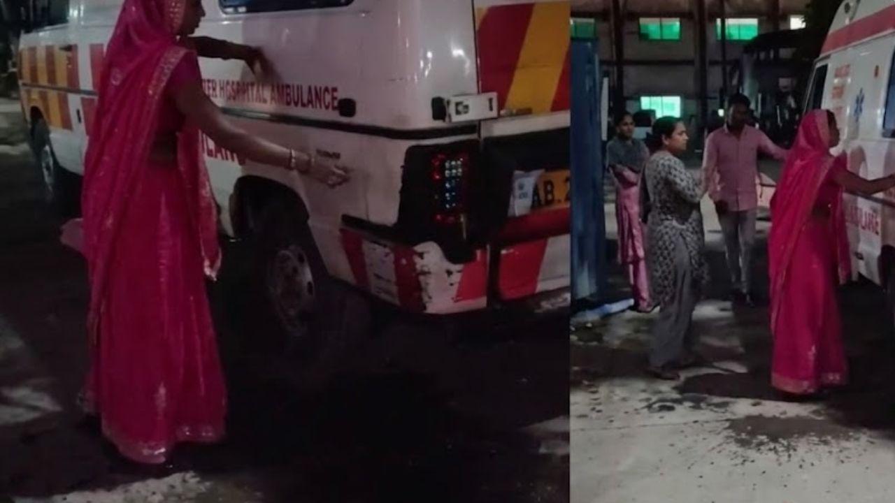 कटनी जिला अस्पताल में शर्मनाक हरकत! मरीज तड़पता रहा, परिजनों से धुलवाई एंबुलेंस