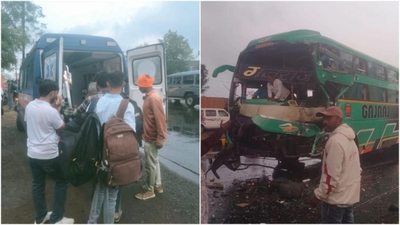 रतलाम में भीषण सड़क हादसा! जोधपुर-इंदौर बस ट्रक से टकराई, 5 यात्री घायल