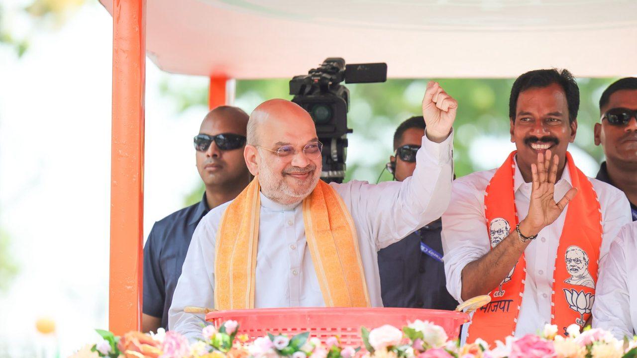 केरलम विधानसभा चुनाव 2026: अमित शाह ने कोझिकोड में किया भव्य रोड शो, कई नेता हुए शामिल, लोगों की उमड़ी भारी भीड़