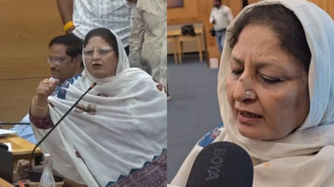पार्षद रुबीना बोली – ‘दादागीरी तो हम किसी के बाप की नहीं सुनते’, वंदे मातरम् बोलने से किया मना, FIR की तैयारी मे भाजपा
