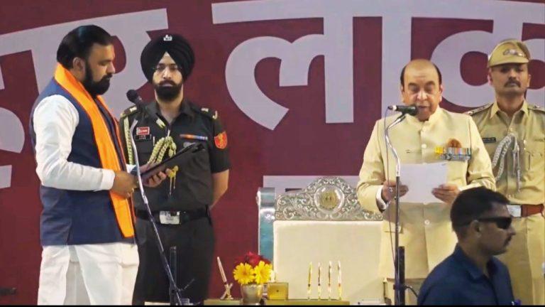 सम्राट चौधरी ने बिहार मुख्यमंत्री पद की शपथ ली, विजय कुमार चौधरी और बिजेंद्र प्रसाद यादव बने डिप्टी सीएम