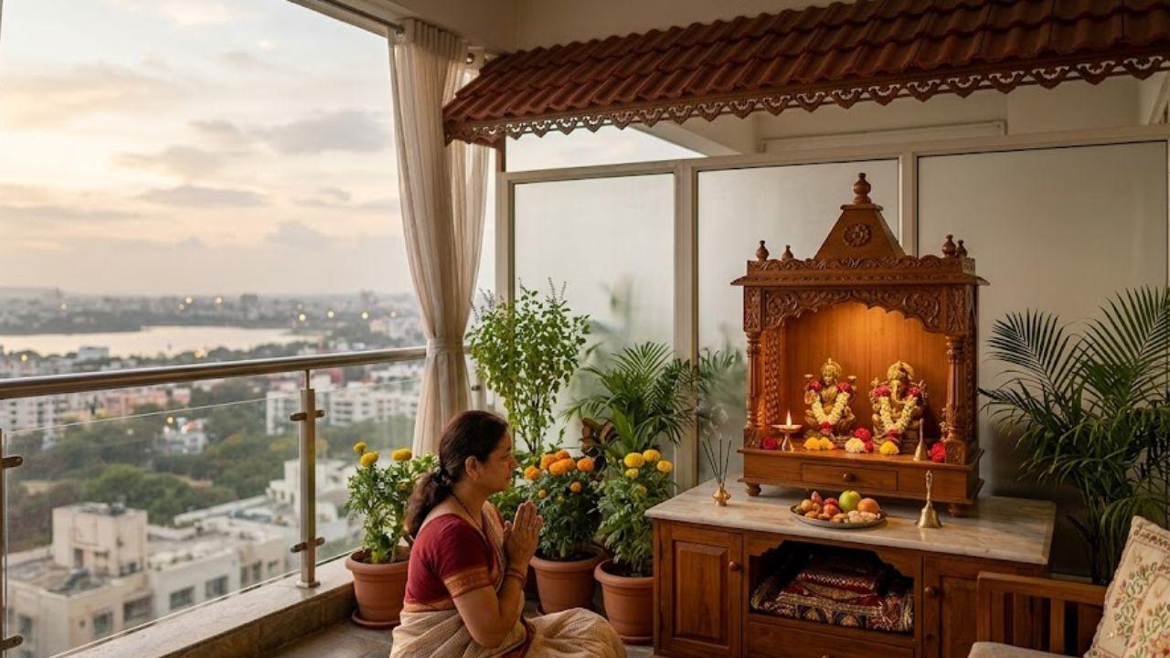 क्या बालकनी में मंदिर रखना सही है? जानिए वास्तु और धर्म के छुपे हुए नियम