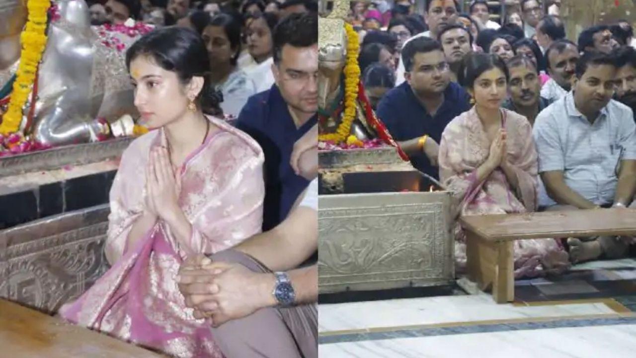 महाकाल मंदिर पहुंची ‘धुरंधर 2’ एक्ट्रेस सारा अर्जुन, नंदी के कान में बोली मनोकामना