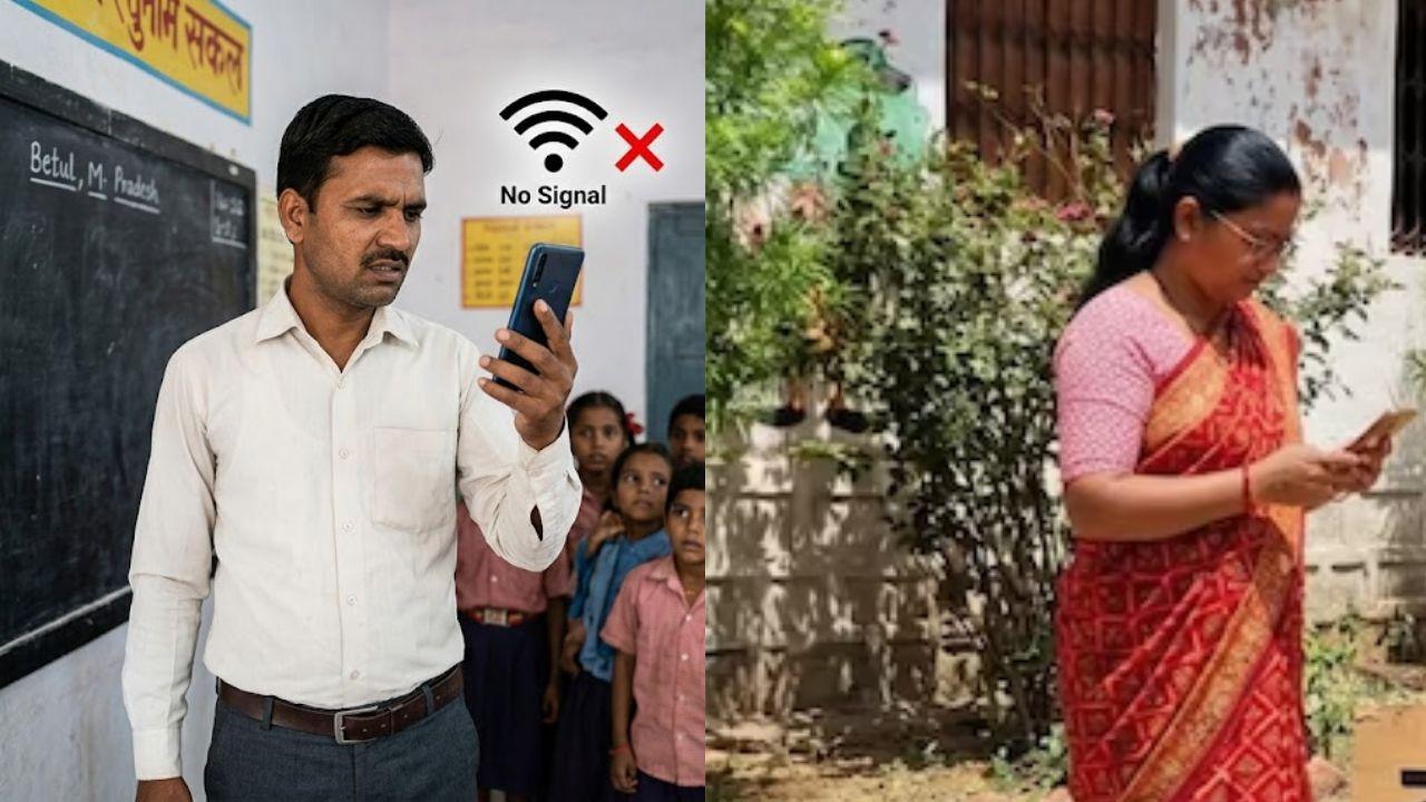 बैतूल में ई-अटेंडेंस से बढ़ी परेशानी: 375 शिक्षकों की सैलरी रुकी, व्यवस्था पर सवाल