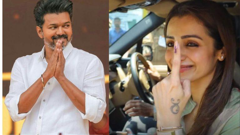 वोटिंग के बाद तृषा कृष्णन का पोस्ट वायरल, क्या विजय को दिया इशारा?