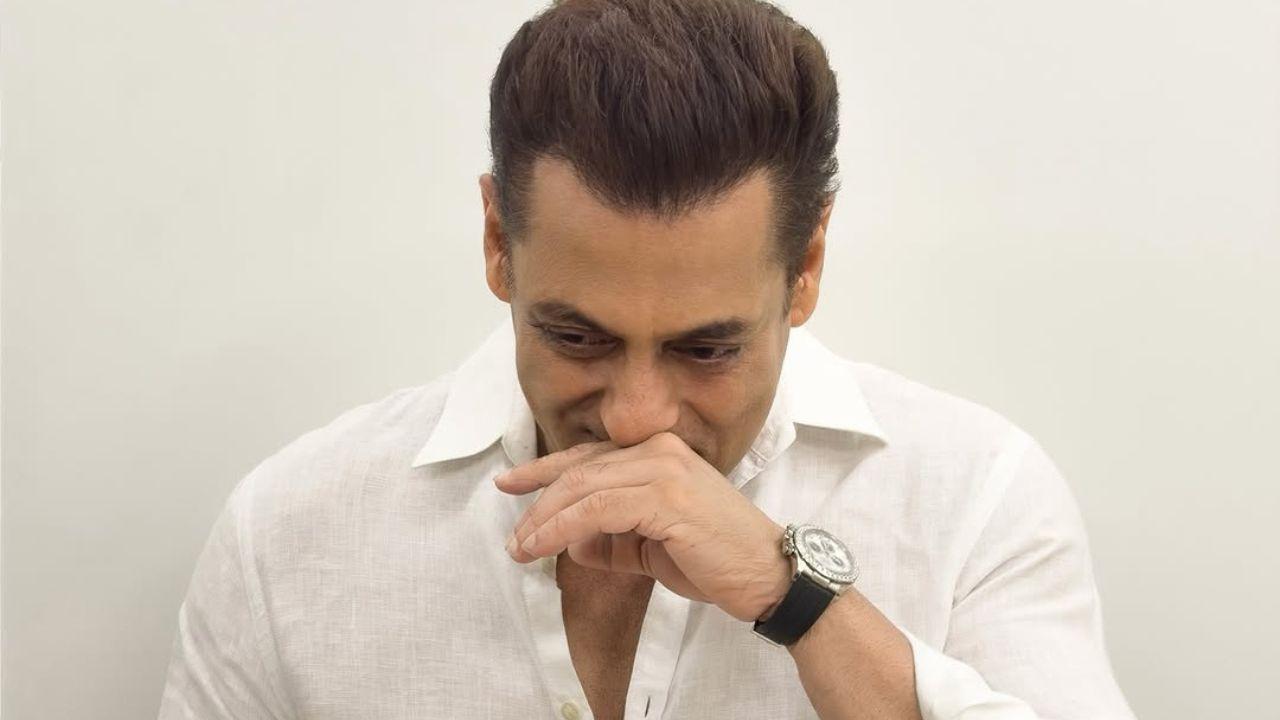 अपने सुख पर प्यार लुटाते नजर आए Salman Khan, एक्टर के लुक ने जीता फैंस का दिल