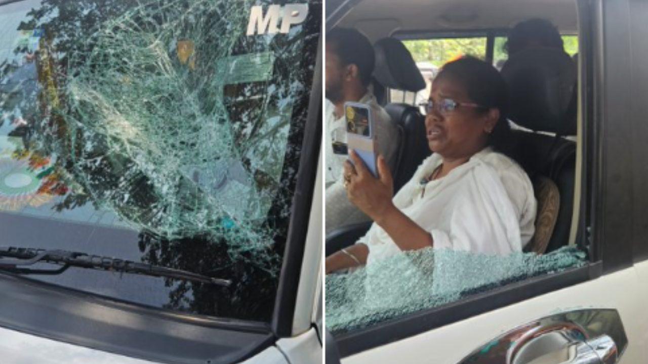 पश्चिम बंगाल चुनाव 2026: TMC सांसद मिताली बाग की कार पर हमला, भाजपा पर लगे गंभीर आरोप, सांसद-ड्राइवर को आई चोटें