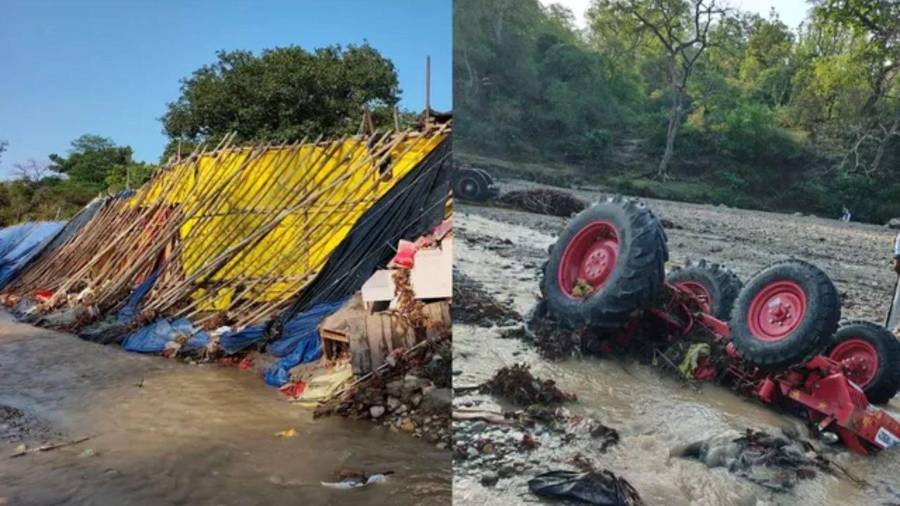 उत्तर प्रदेश के शाकुंभरी देवी मंदिर में बाढ़ का तांडव, कई श्रद्धालु और वाहन बह गए, पढ़ें खबर