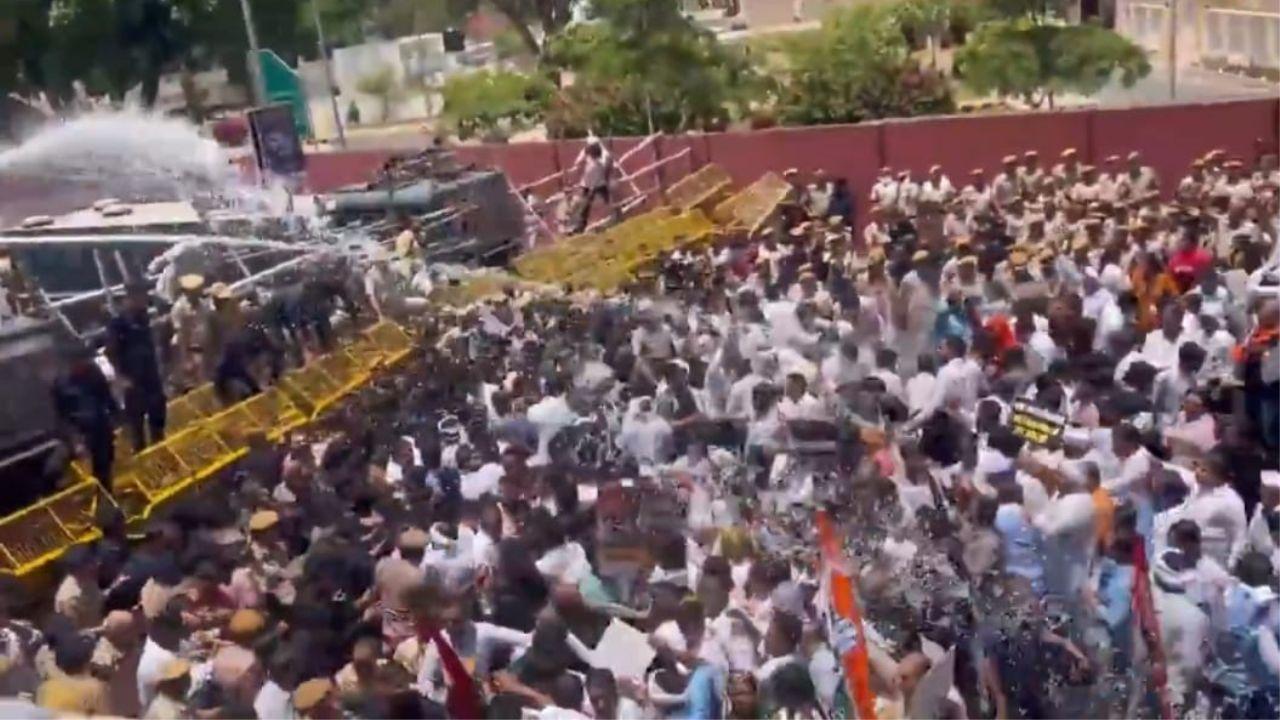 NEET पेपर लीक मामले को लेकर फूटा कांग्रेस का गुस्सा, BJP दफ्तर का घेराव, शिक्षा मंत्री के इस्तीफे की मांग