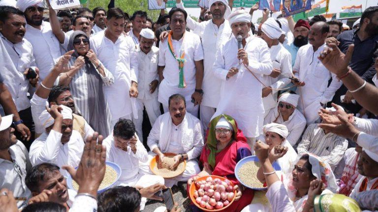 नेशनल हाईवे जाम करने पर कांग्रेस नेताओं पर एफआईआर, उमंग सिंघार बोले किसानों के लिए लाठी भी खायेंगे, जेल भी जायेंगे