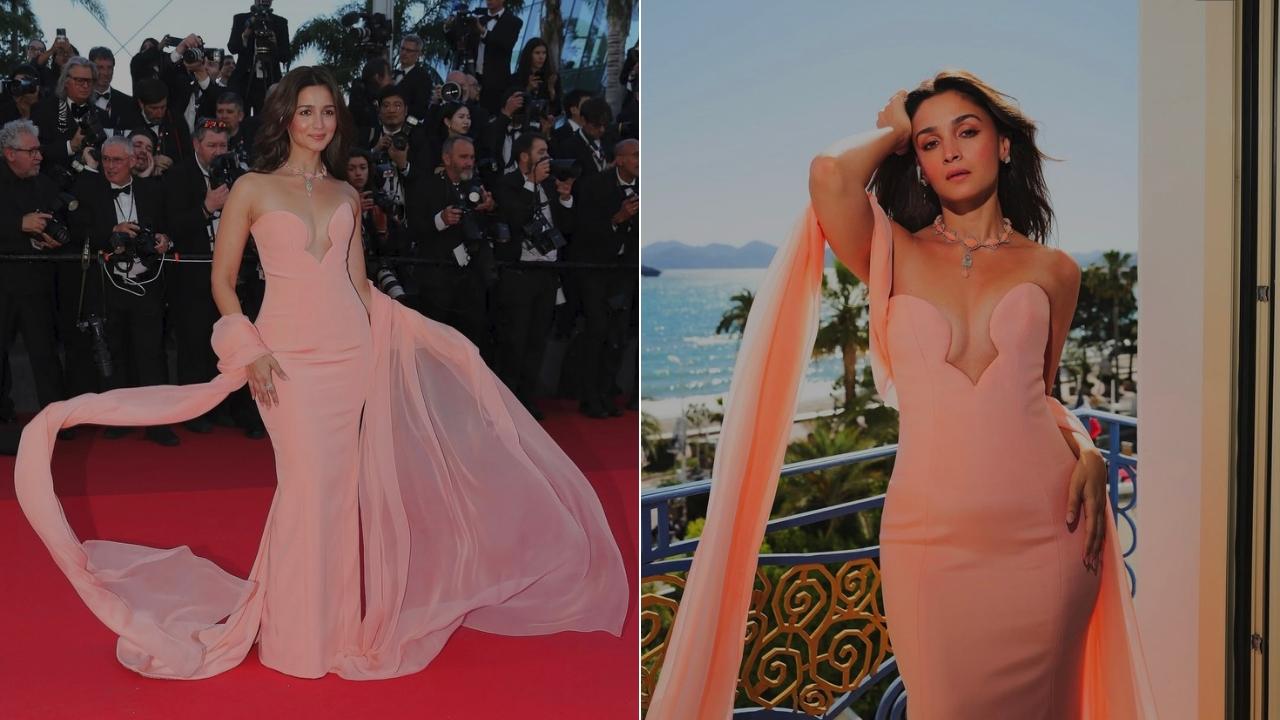 Cannes 2026 के रेड कार्पेट पर छाईं आलिया भट्ट, ब्लश टोन्ड गाउन में लूटी महफिल