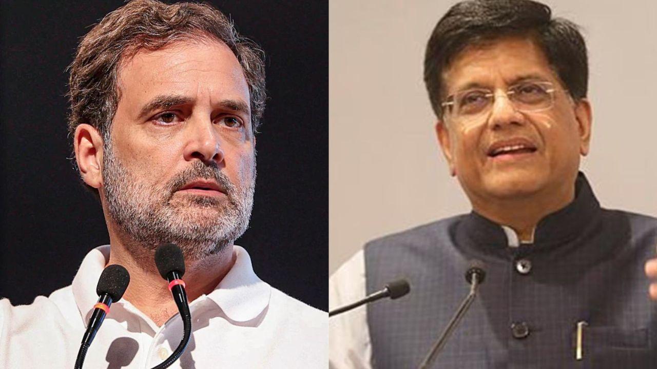 राहुल गांधी के बयान पर केंद्रीय मंत्री पीयूष गोयल का तीखा पलटवार, बोले- घुसपैठियों को संरक्षण देना ‘गद्दारी’