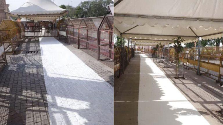 तपती गर्मी में भी आसान होंगे महाकाल के दर्शन, मंदिर में तैयार हो रहा हीट प्रूफ पाथ-वे