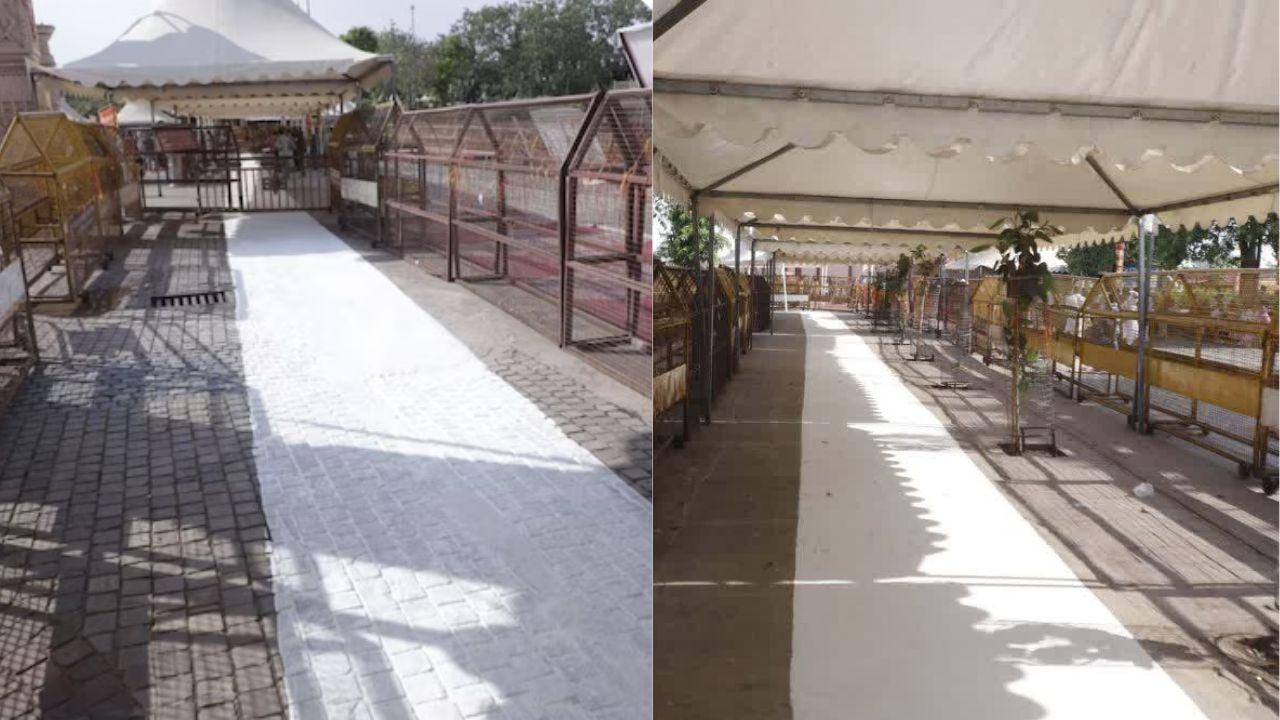तपती गर्मी में भी आसान होंगे महाकाल के दर्शन, मंदिर में तैयार हो रहा हीट प्रूफ पाथ-वे