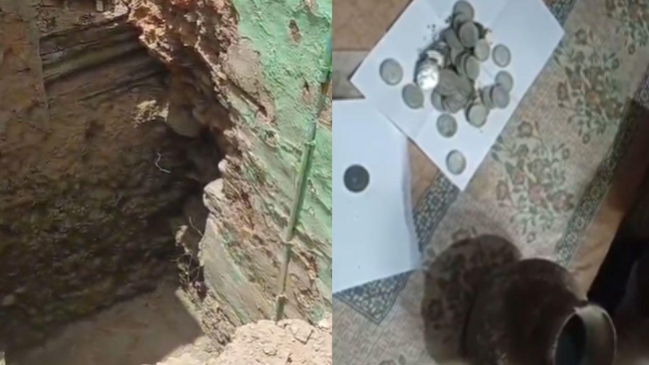 दमोह में खुदाई के दौरान मिला ‘खजाना’, मजदूरों ने किया 35 किलो चांदी मिलने का दावा, मकान मालिक बोला- सिर्फ 42 सिक्के मिले, जांच में जुटा प्रशासन