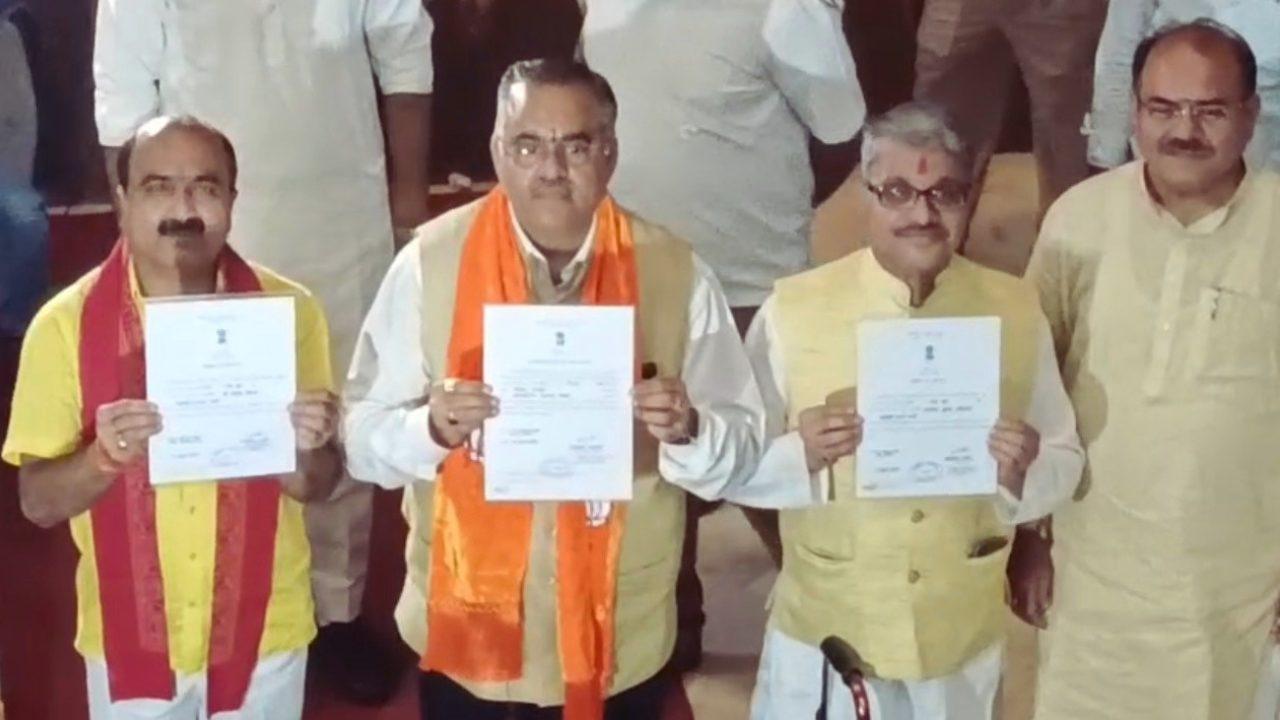 मध्यप्रदेश की तीनों राज्यसभा सीटों पर बीजेपी उम्मीदवार निर्विरोध निर्वाचित, रिटर्निंग अधिकारी ने सौंपे प्रमाण पत्र