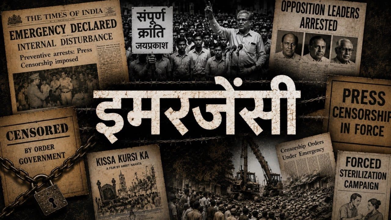 आपातकाल के 51 साल: सेंसरशिप, नसबंदी, तुर्कमान गेट और लोकतंत्र की लड़ाई की अनगिनत कहानियां