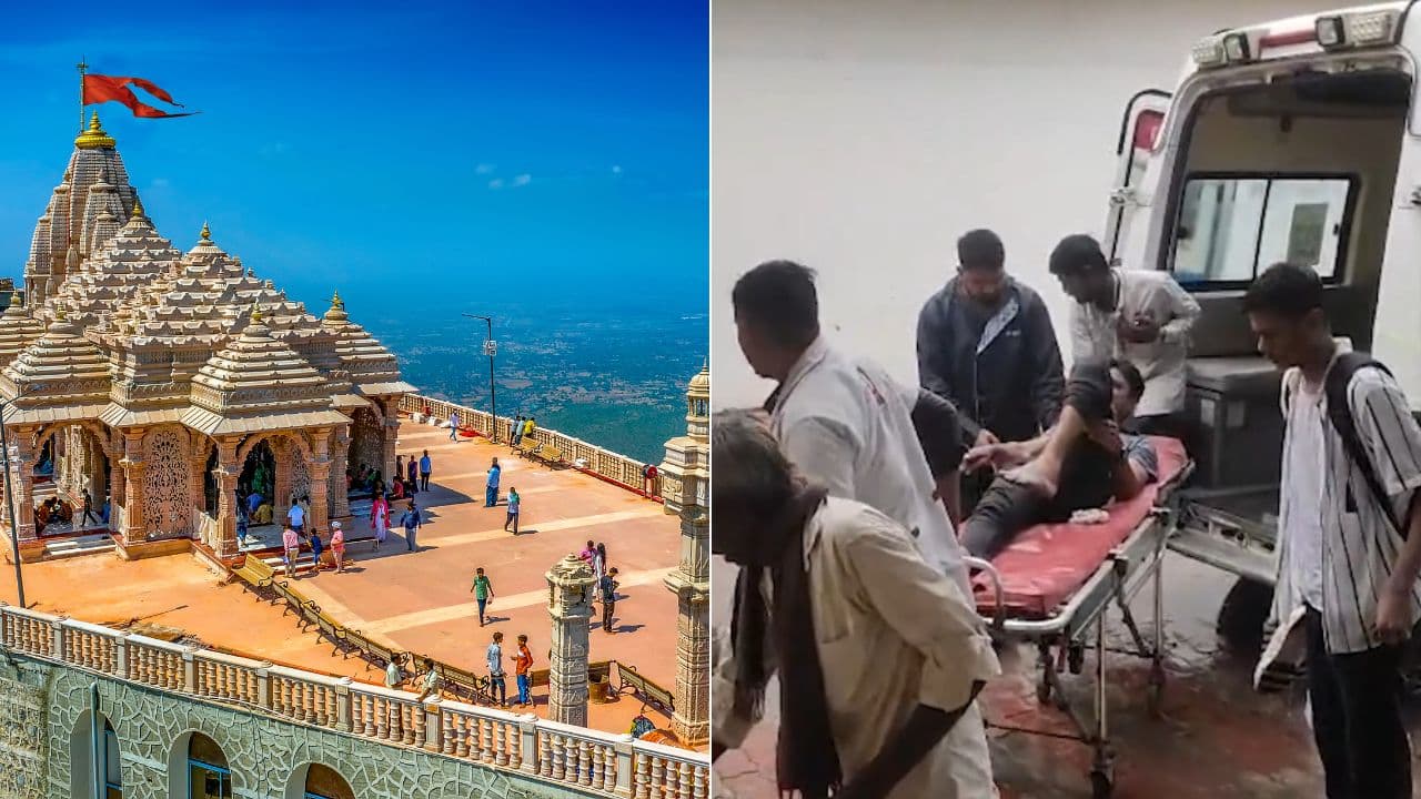 पावागढ़ शक्तिपीठ में बड़ा हादसा, भूस्खलन के चलते मलबे में दबे श्रद्धालु, रेस्क्यू जारी