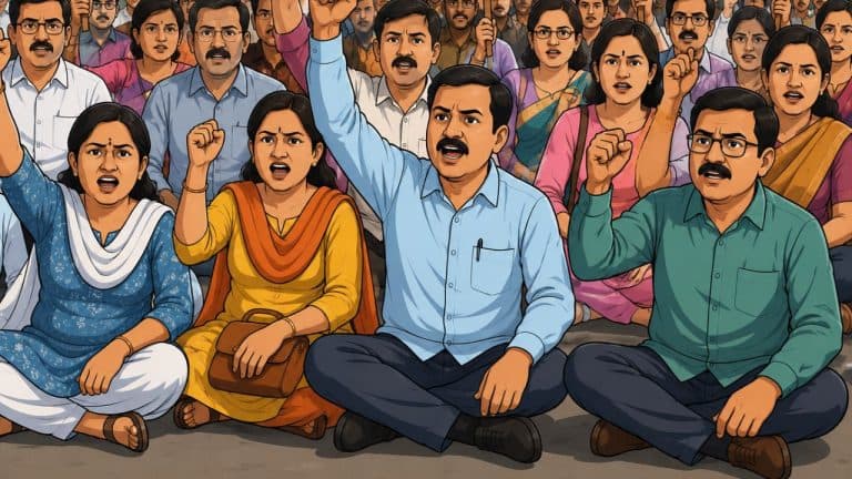 भोपाल में शिक्षक वर्ग 2-3 का बड़ा प्रदर्शन निरस्त, अनुमति न मिलने से बढ़ा विवाद